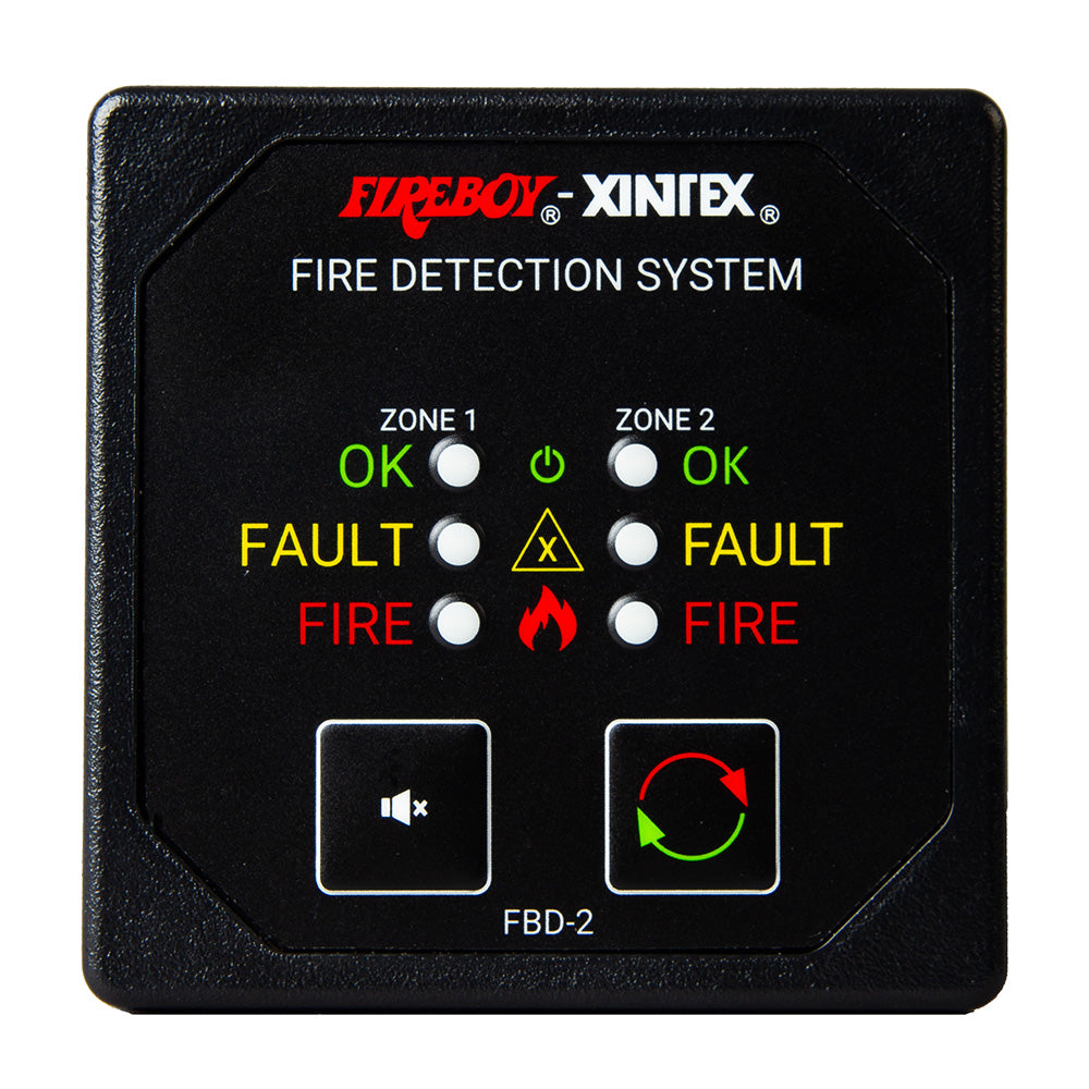 FireboyXintex Two Zone Detection  Alarm Panel  258 Display  1224V DC FBD2R