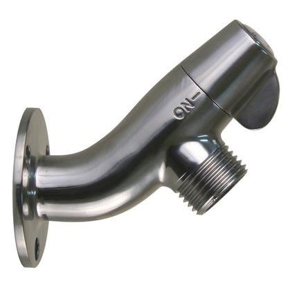 Scandvik Ceramic Angled Washdown Valve  SS Spigot 10175P