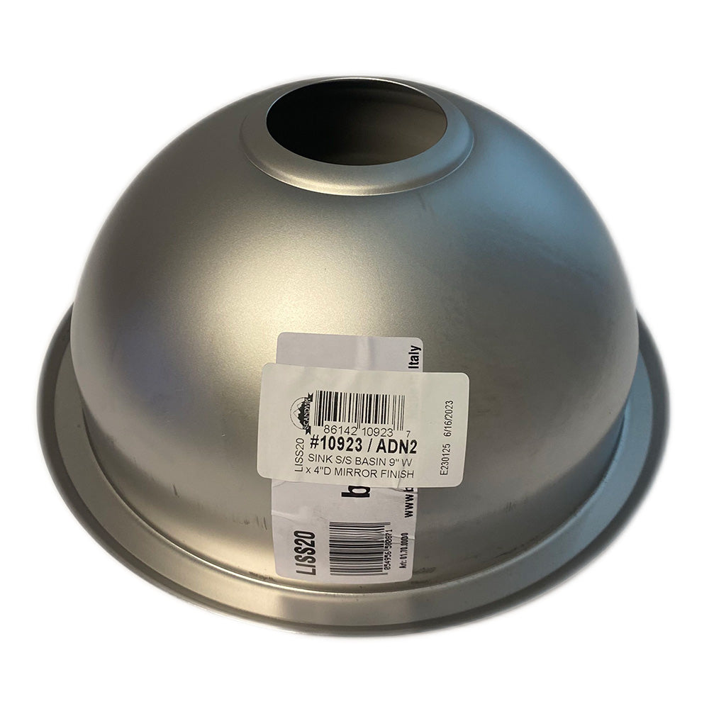 Scandvik SS Sink Basin  9 x 4  Mirror Finish 10923