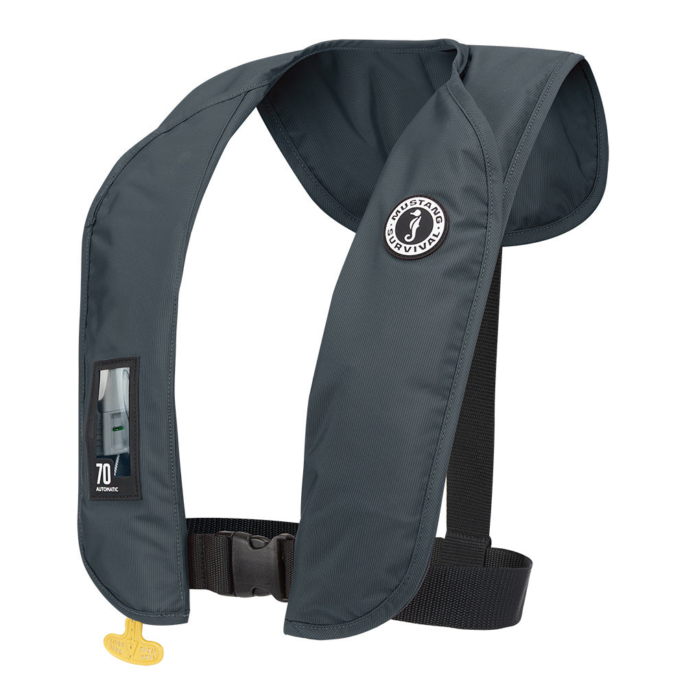 Mustang MIT 70 Automatic Inflatable PFD  Admiral Gray MD40421910202