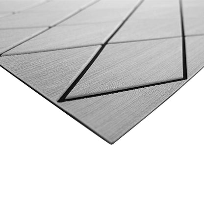 SeaDek 40 x 80 6mm Two Color Diamond Full Sheet  Brushed Texture  Storm GreyBlack 1016mm x 2032mm x 6mm 5641180066