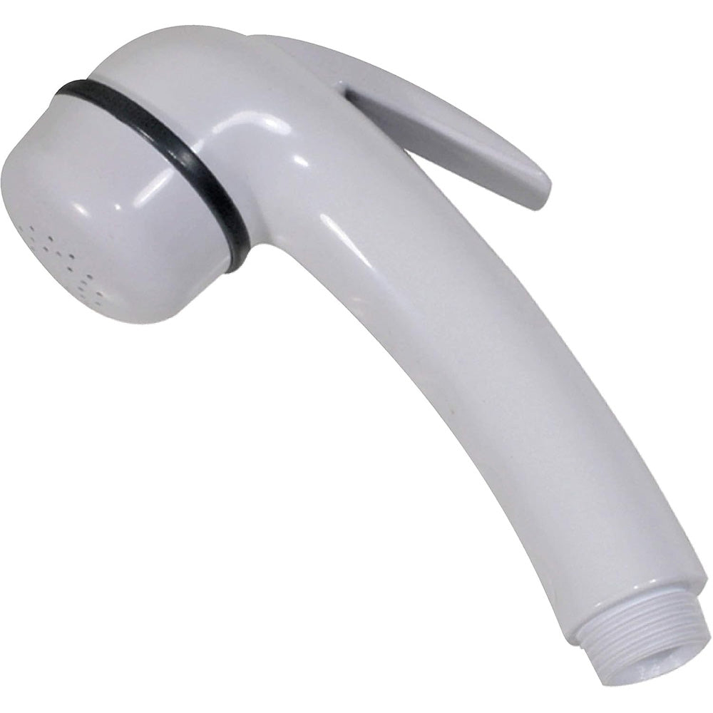 Scandvik 14004P Euro Shower Handle Straight  White 14004P