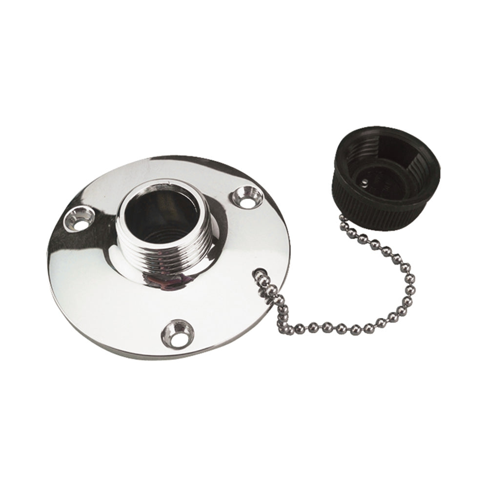 SeaDog Washdown Water Outlet  Chrome Plated Brass 5121201