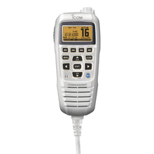 Icom HM195 CommandMic IV wYellow BlackLit LCD  Super White HM195SW 42 EXP
