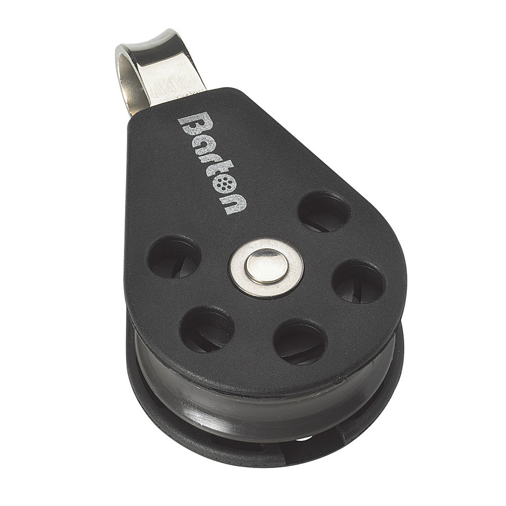 Barton Marine Size 3 45mm Plain Bearing Pulley Block Single With Fixed Eye N03110
