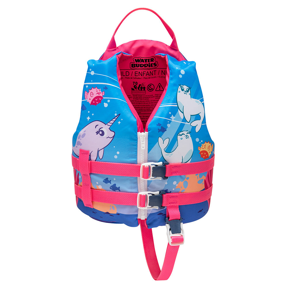 Full Throttle Child Water Buddies Life Vest  Octopus  3050lbs Type III 10430010500125