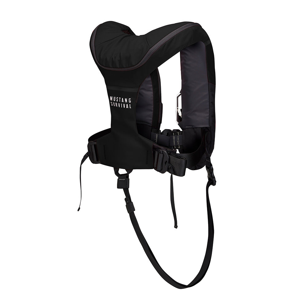 Mustang Atlas 190 DLX Open Ocean Inflatable PFD  Black MD3195E1130