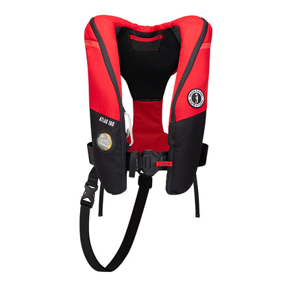 Mustang Atlas 190 DLX Open Ocean Inflatable PFD  RedBlack MD3195E11230