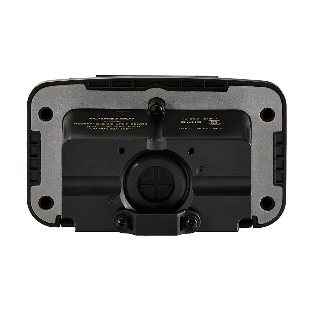 Scanstrut Ventura Series Dual AC Outlet  125V  20A SCVP1