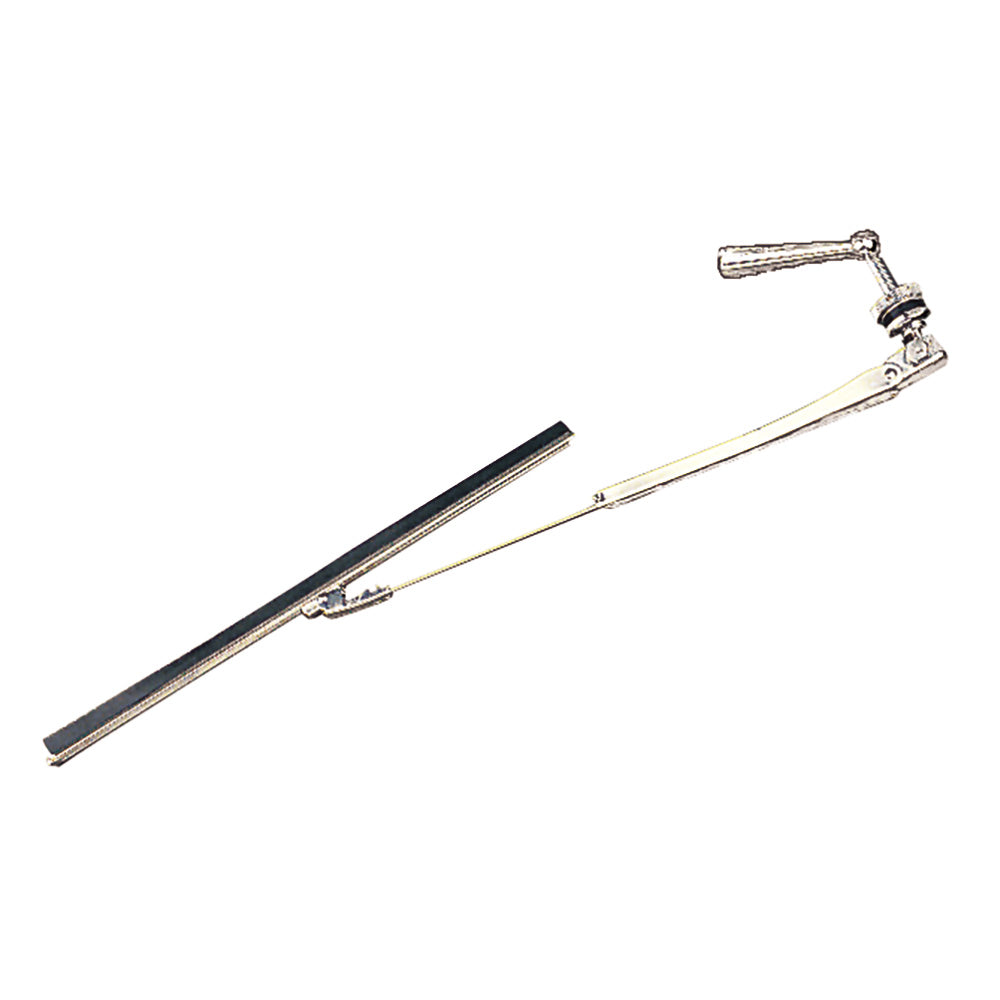 SeaDog Manual Windshield Wiper  Machined Brass Chrome Plated 4126011