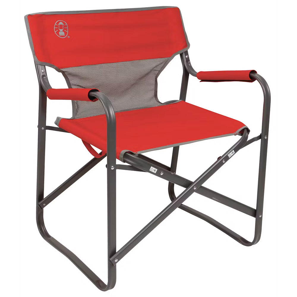 Coleman Outpost Breeze Deck Chair  Red 2000019421