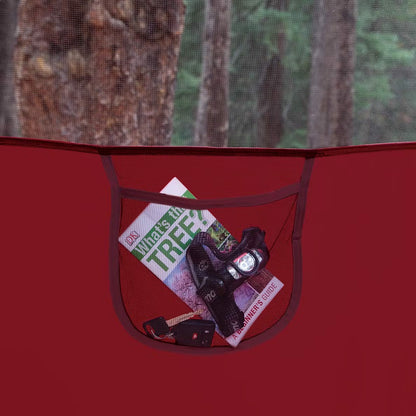 Coleman 4Person Flatwoods II Lightweight Dome Camping Tent  Red 2207389