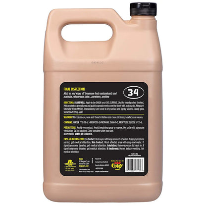 Meguiars Professional Final Inspection WipeOff Detailer  1 Gallon M3401