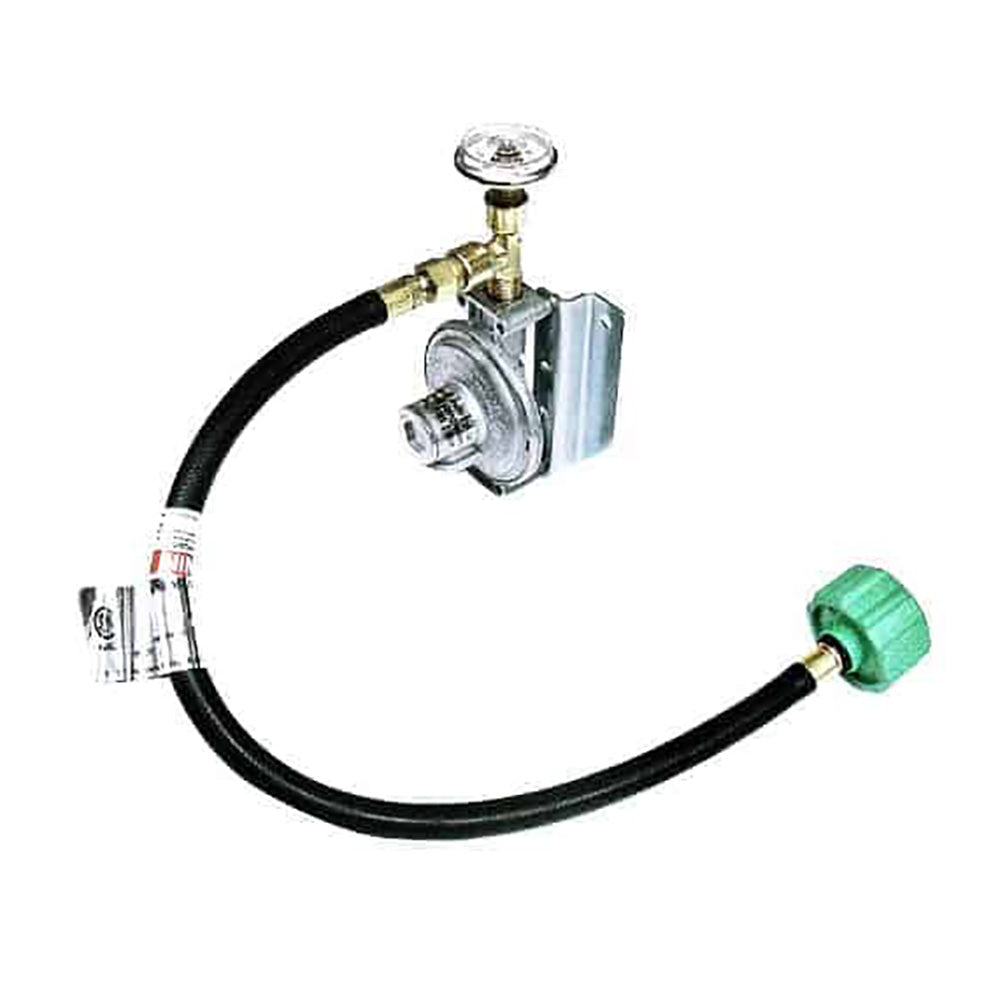 Trident Marine Single Stage Regulator w300 PSI Gauge  20 Pigtail wWall Mount 12111401