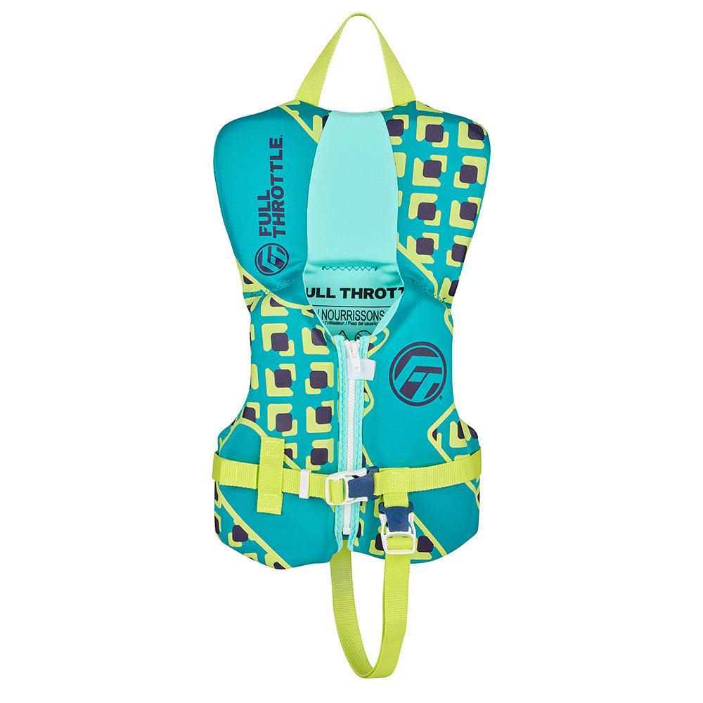 Full Throttle Infant Rapid Dry Life Jacket  Aqua 14210050500026