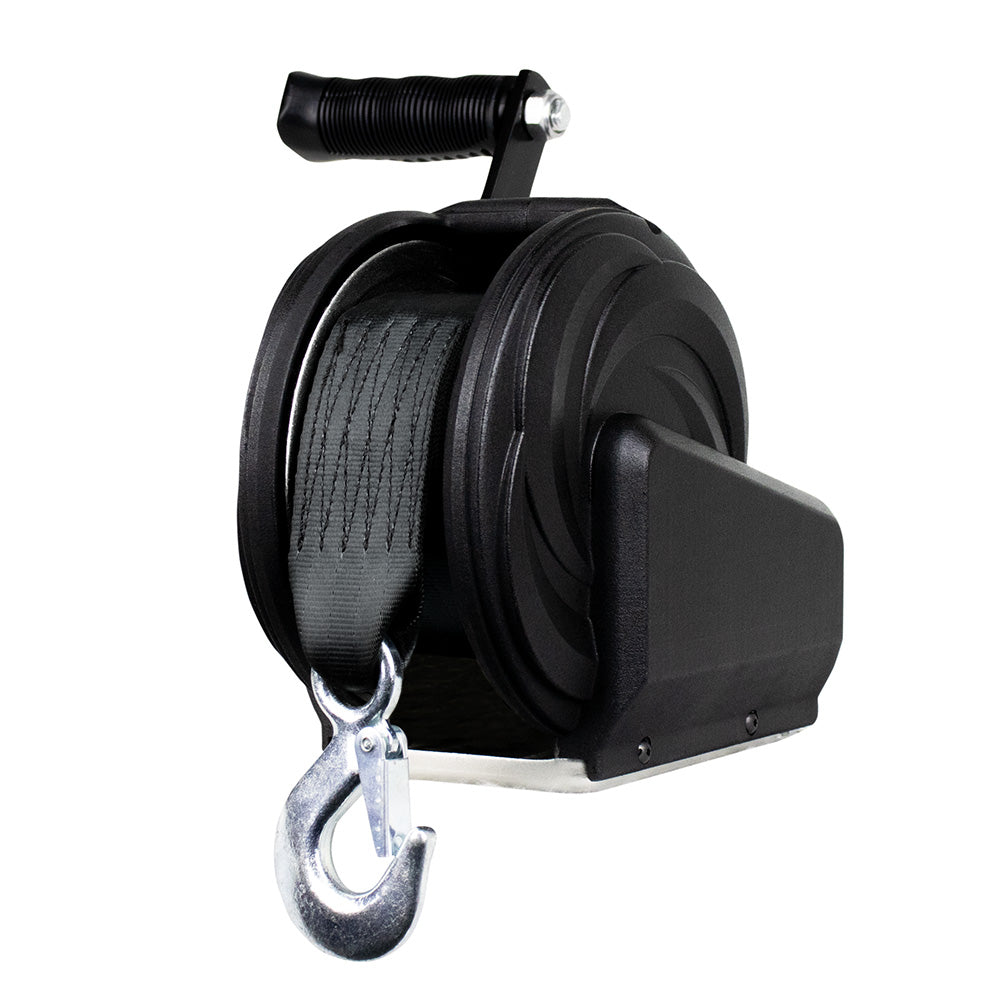 Powerwinch Select Series Winch 1000lb 6 Crank Arm  Carbon Black 21400W10006BR