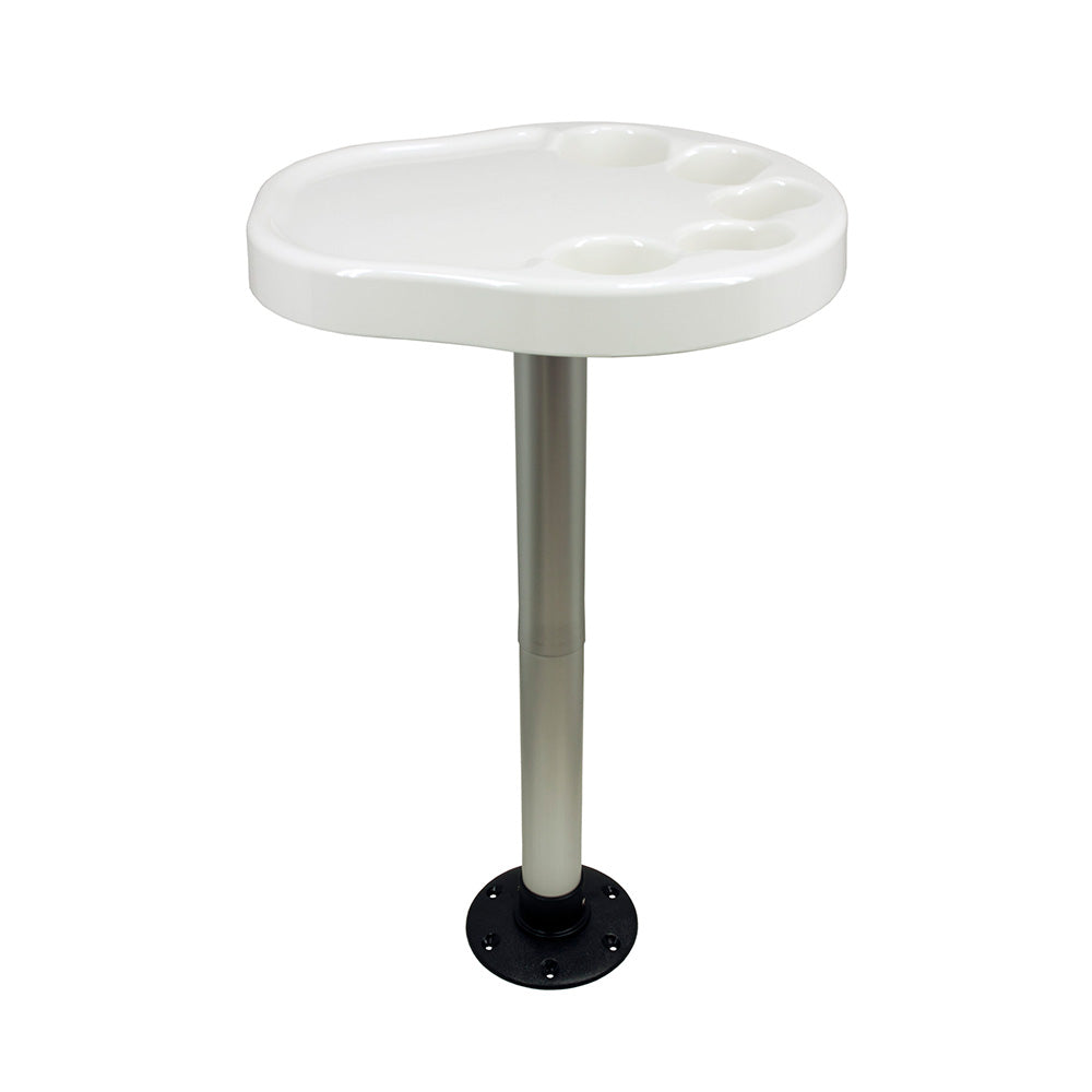 Springfield Party Platter ThreadLock Surface Mount Table Package  White 1690901