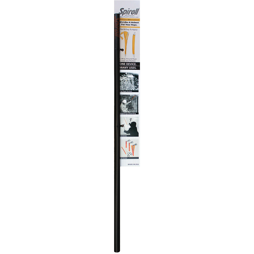 Spiroll Rope Protector Black fLines 12  Greater SPL24BRP