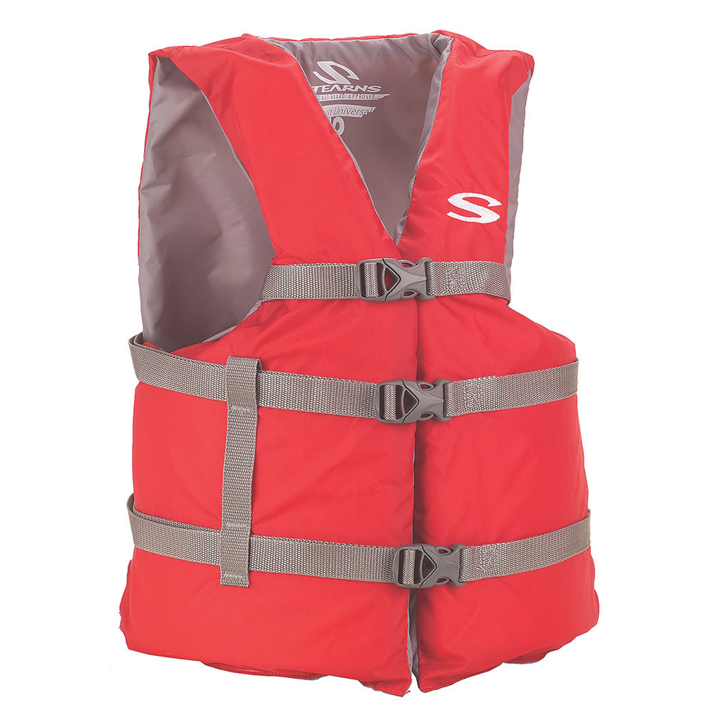 Stearns Adult Classic Red PFD Life Vest  Universal 2158948