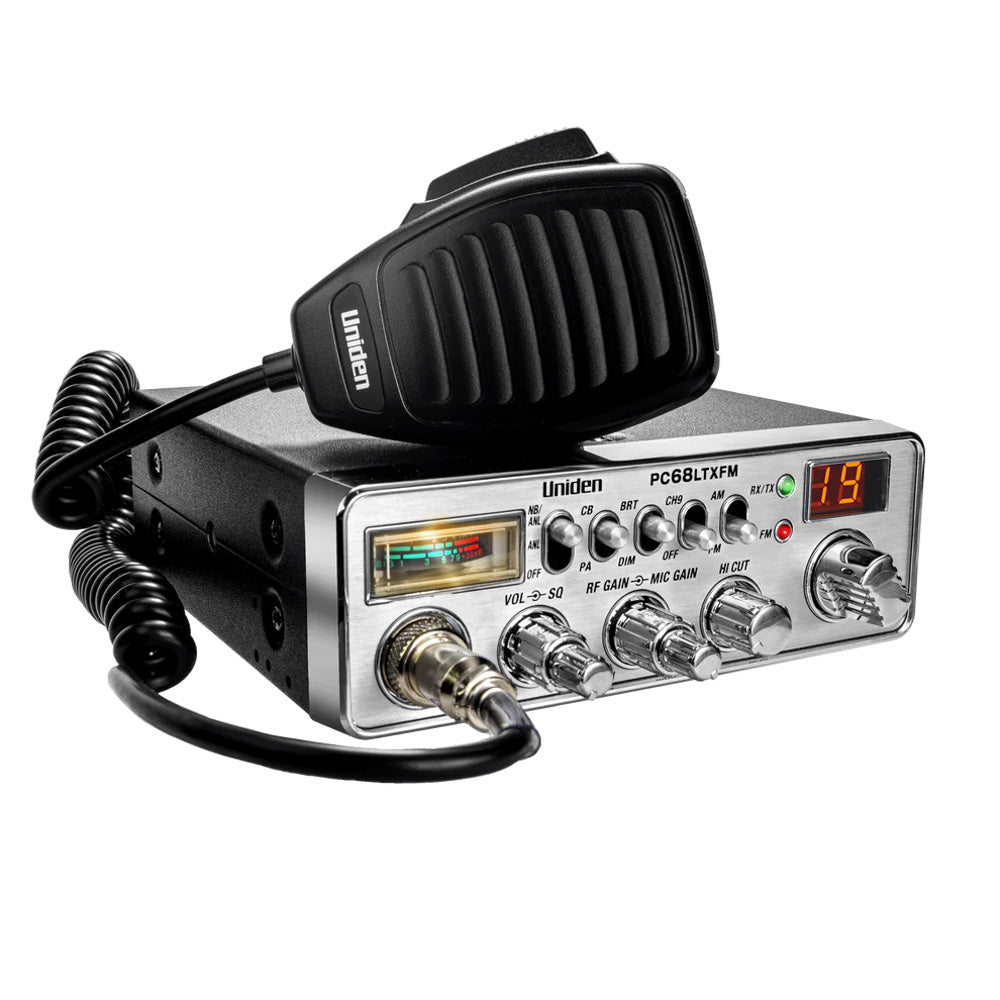 Uniden DualMode AMFM CB Radio PC68LTXFM