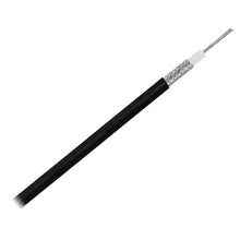 Pacer RG58AU Coax Cable Stranded TV Cond TV Braid  Black Jacket  200 MRG58AU200