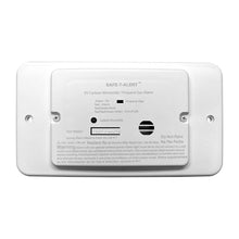 SafeTAlert 25 Series Flush Mount Dual Carbon MonoxidePropane Alarm wTrim Ring  White  12V Hard Wire 25742TRWT