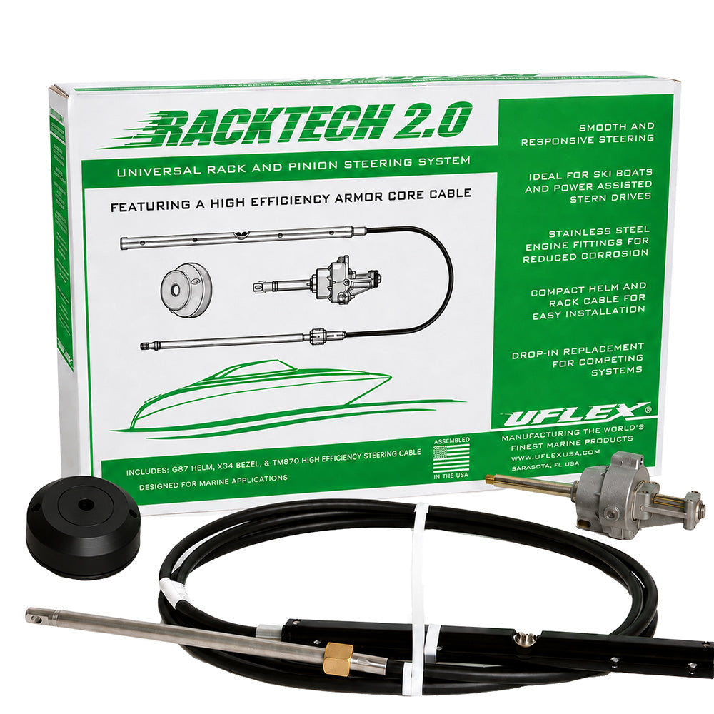 Uflex Racktech  20 High Efficiency Rack  Pinion System Kit  14 Cable RACKTECH2014