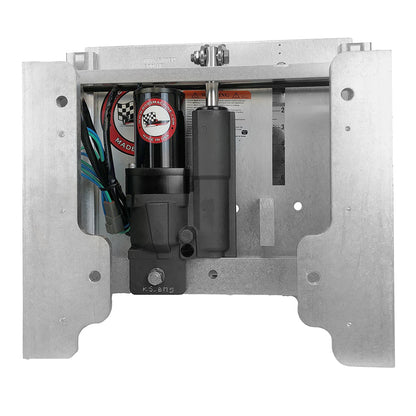 Bobs Machine 8 Setback Action Series Hydraulic Jack Plate  Silver 100108001NOPCNOSPNNG
