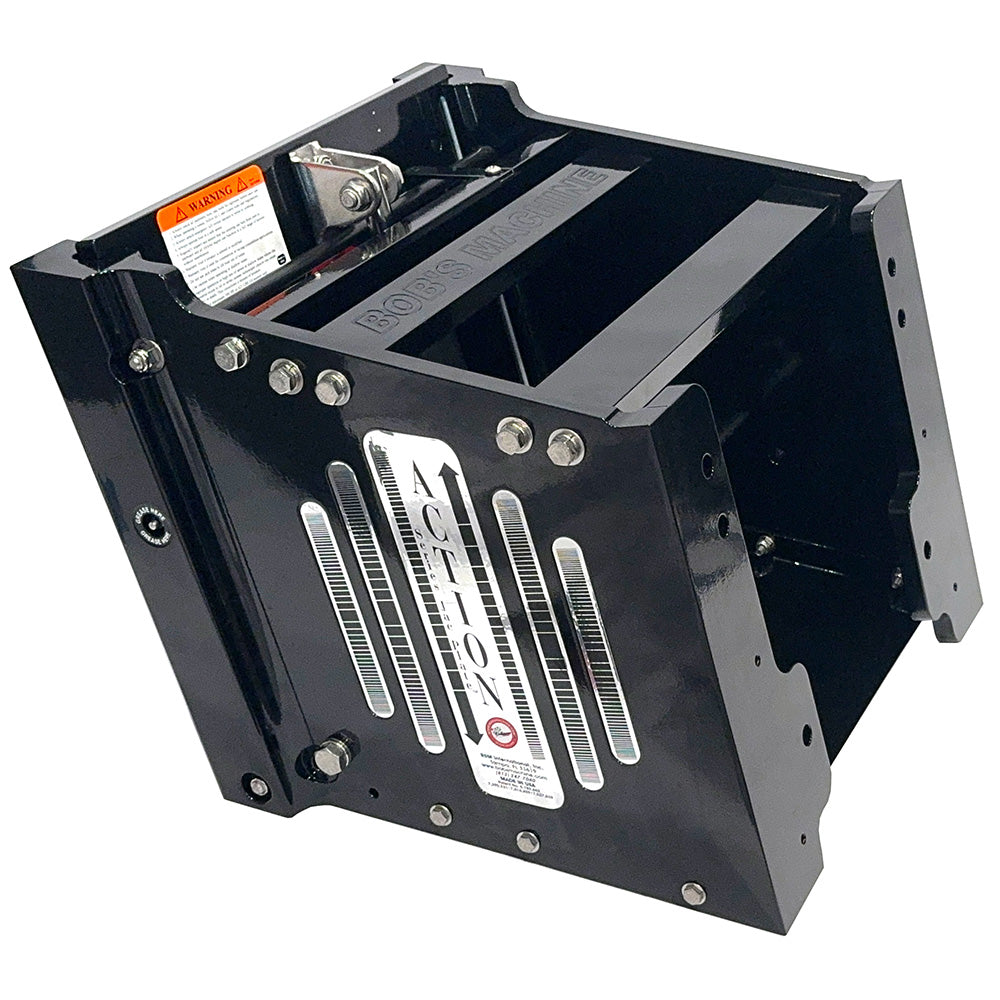 Bobs Machine 14 Setback Action Series Hydraulic Jack Plate  Gloss Black 100114001PPCGBLKNOSPNNG