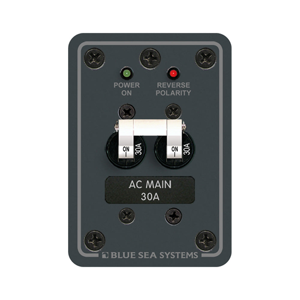 Blue Sea 8077 AC Main Only Toggle Circuit Breaker Panel 8077