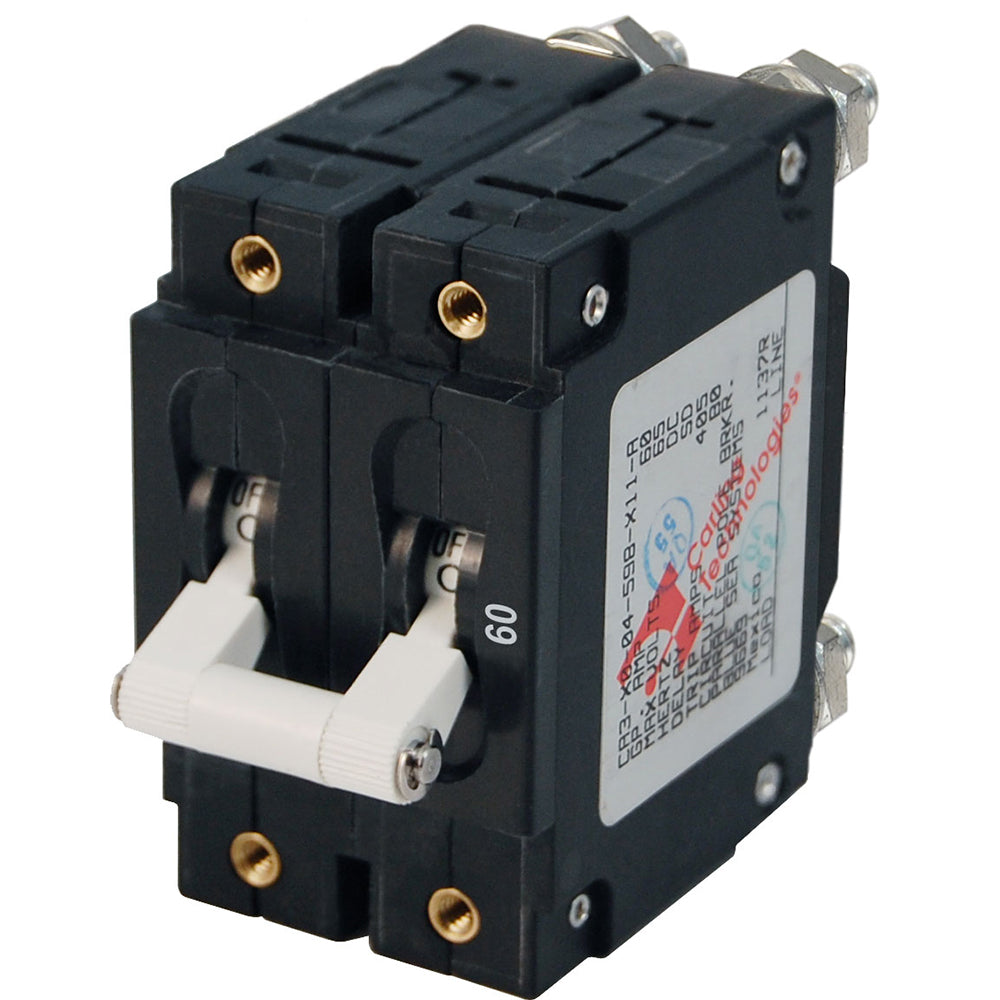 Blue Sea 7254 CSeries Double Pole Circuit Breaker  60A 7254
