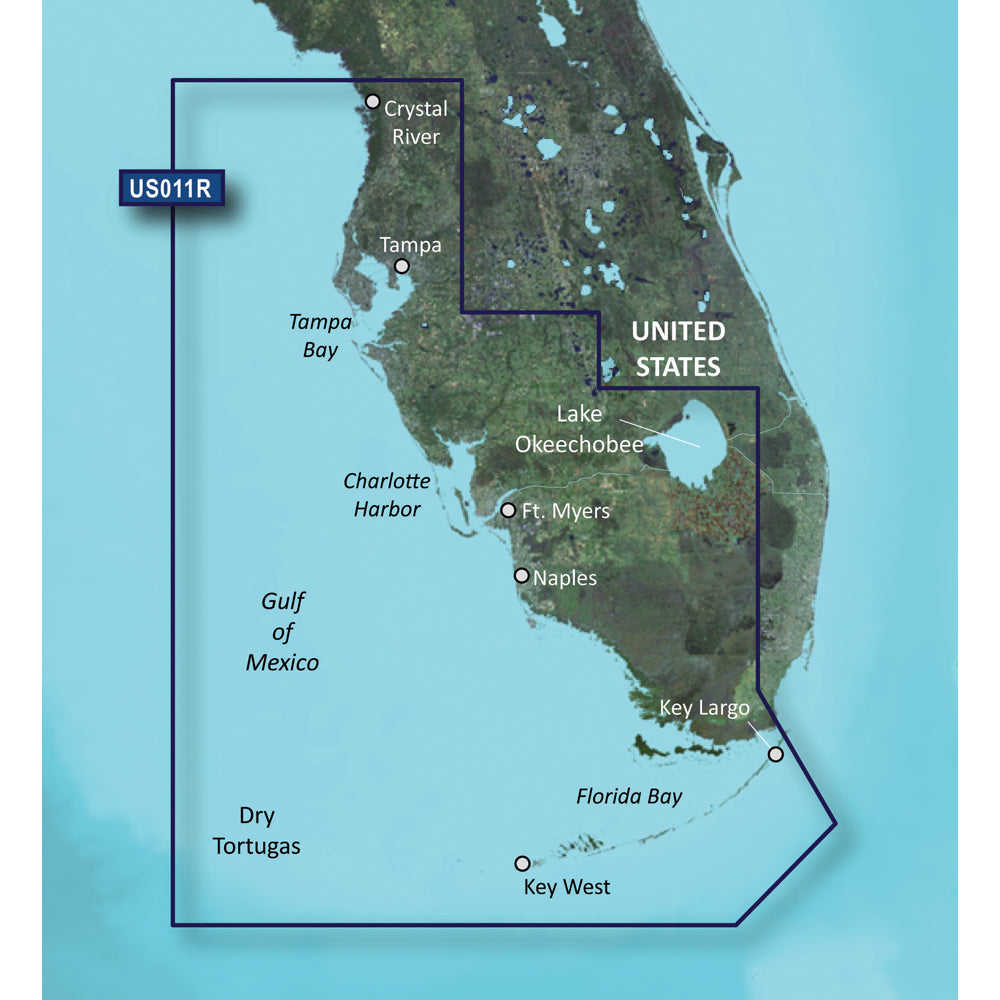 Garmin BlueChart g3 Vision HD  VUS011R  Southwest Florida  microSDSD 010C071200