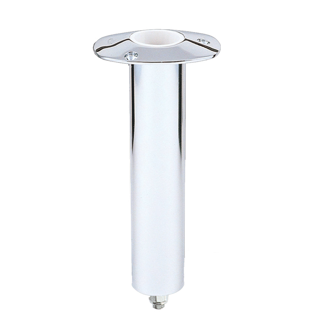 Lees 0 Degree Stainless Steel Swivel Base Flush Mount Rod Holder 225 OD X 105 Tube RH577V
