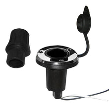 Perko Locking Collar Pole Light Mounting Base  2 Pin  Round  Stainless Steel 1045P0SDP
