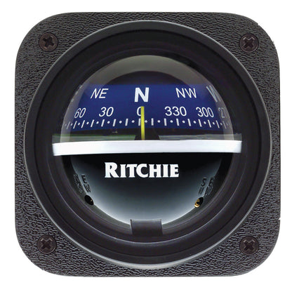 Ritchie V537B Explorer Compass  Bulkhead Mount  Blue Dial V537B