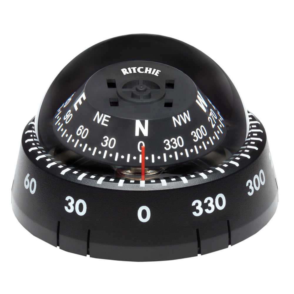Ritchie XP99 Kayaker Compass  Surface Mount  Black XP99