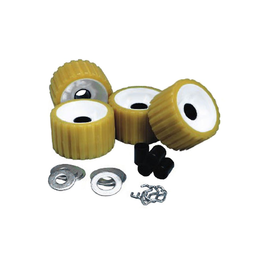 CE Smith Ribbed Roller Replacement Kit  4 Pack  Gold 29310