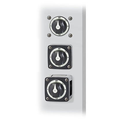 Blue Sea 6007200 Battery Switch Mini  4 Position  Black 6007200