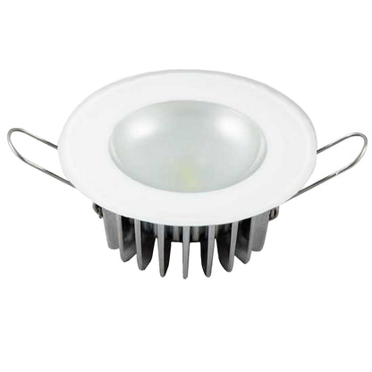Lumitec Mirage  Flush Mount Down Light  Glass FinishNo Bezel  4Color RedBluePurple Non Dimming wWhite Dimming 113190