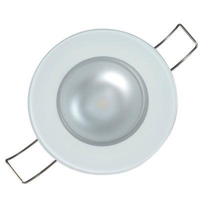Lumitec Mirage  Flush Mount Down Light  Glass Finish  3Color RedBlue Non Dimming wWhite Dimming 113198