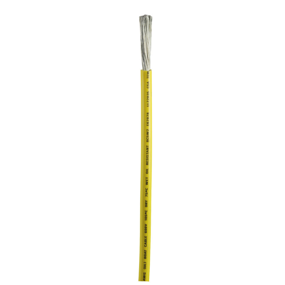 Ancor Yellow 4 AWG Battery Cable  Sold By The Foot 1139FT