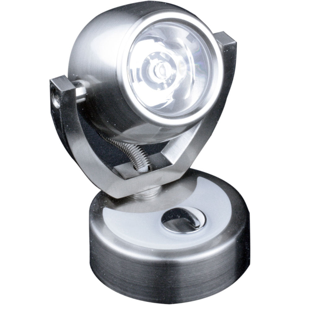 Lunasea Wall Mount LED Light wTouch Dimming  Warm WhiteBrushed Nickel Finish  Rotating Light LLB33JW81OT