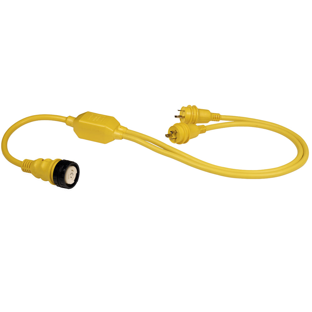 Marinco RY504230 50A Female to 230A Male Reverse Y Cable RY504230