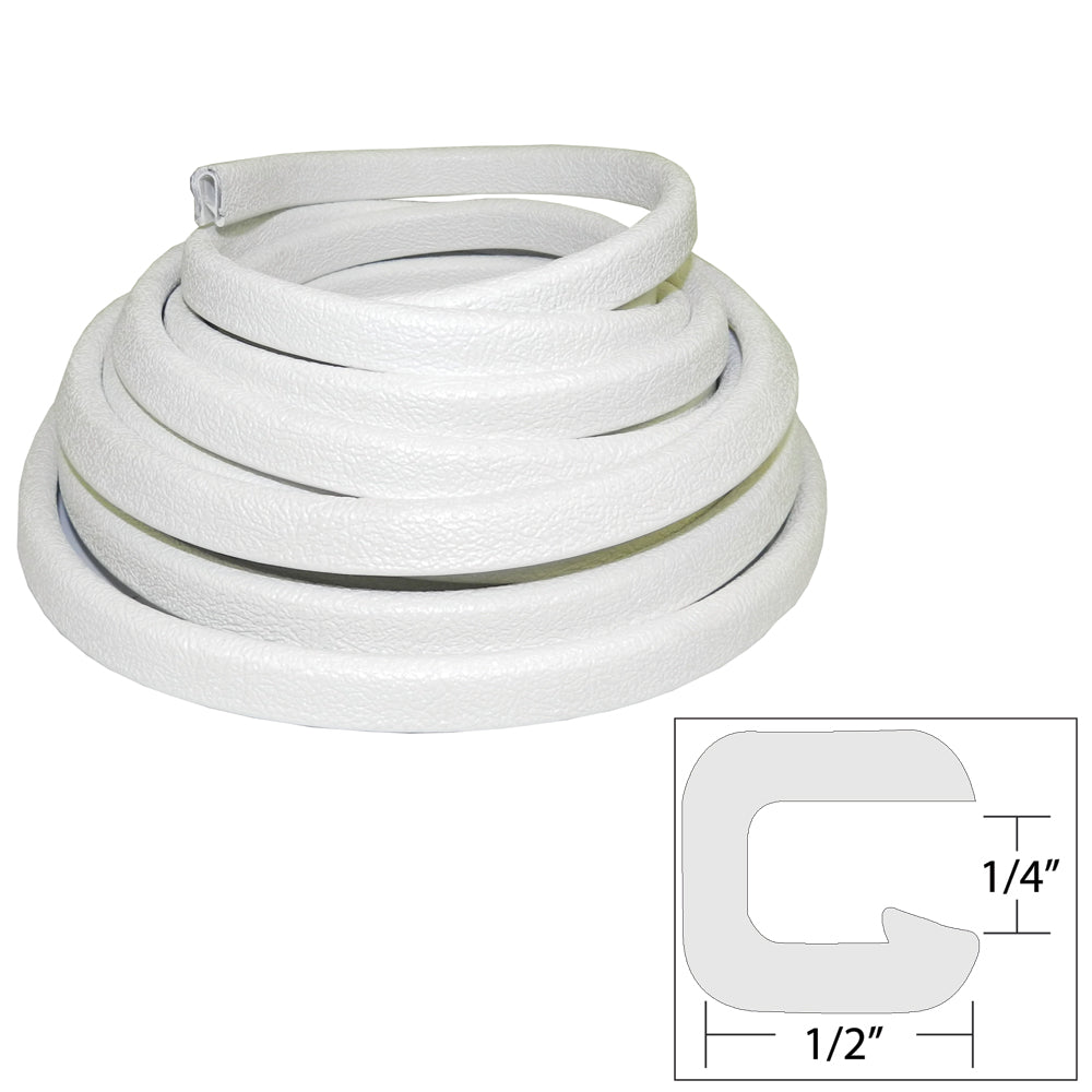 TACO Flexible Vinyl Trim  14 Opening x 12W x 25L  White V301008W251