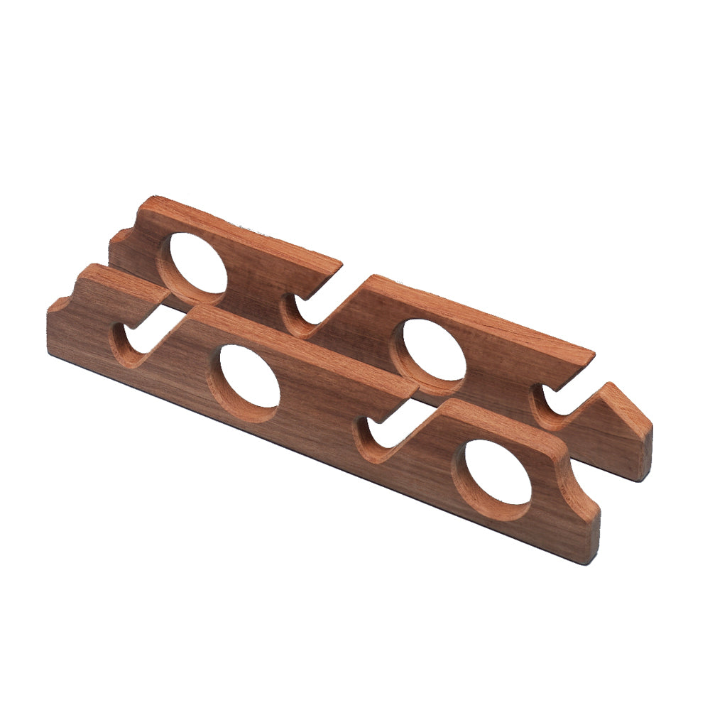 Whitecap Teak FourRod Storage Rack  Pair 60612