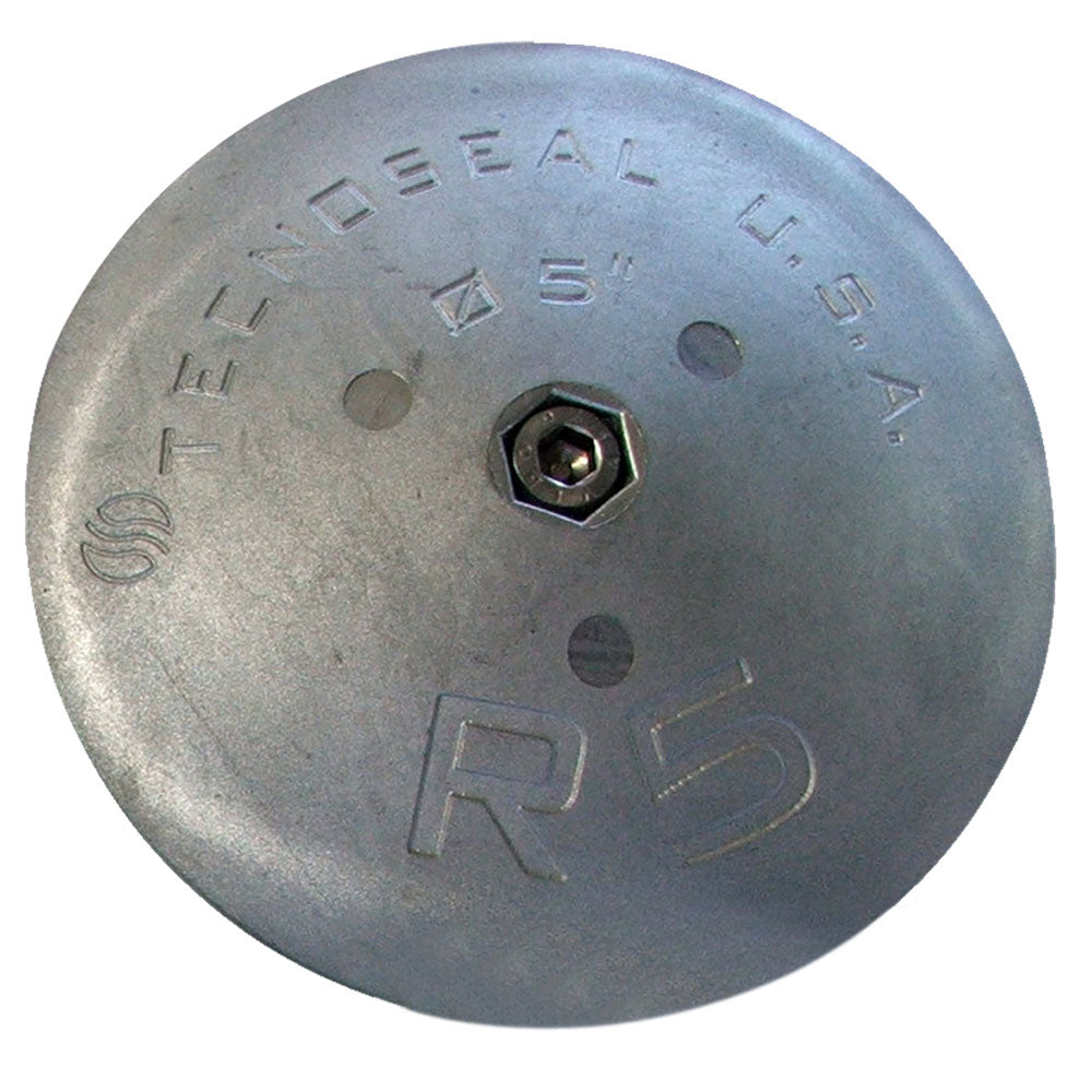 Tecnoseal R5 Rudder Anode  Zinc  5 Diameter x 78 Thickness R5