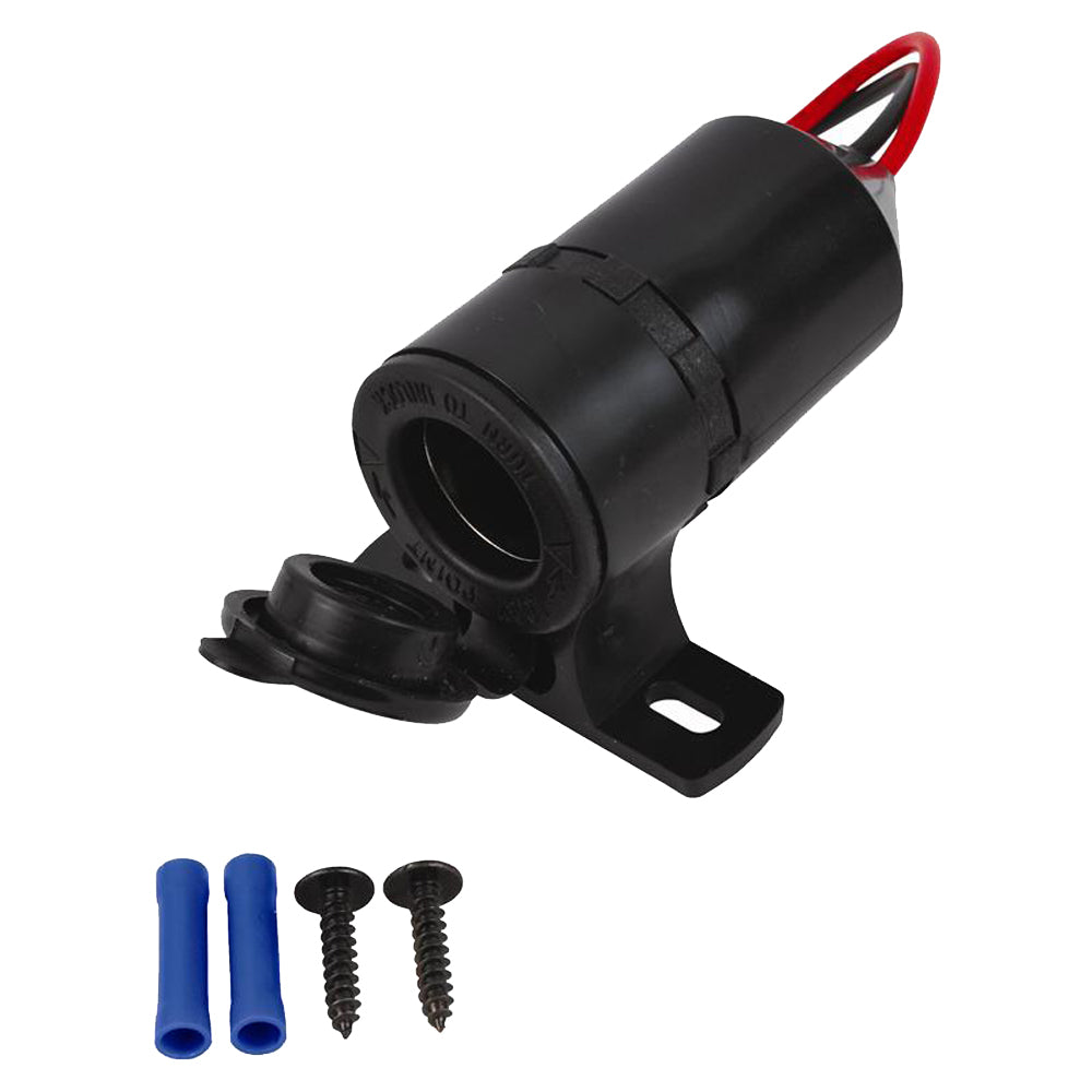 Attwood Outlet Surface Mount  12V 118626