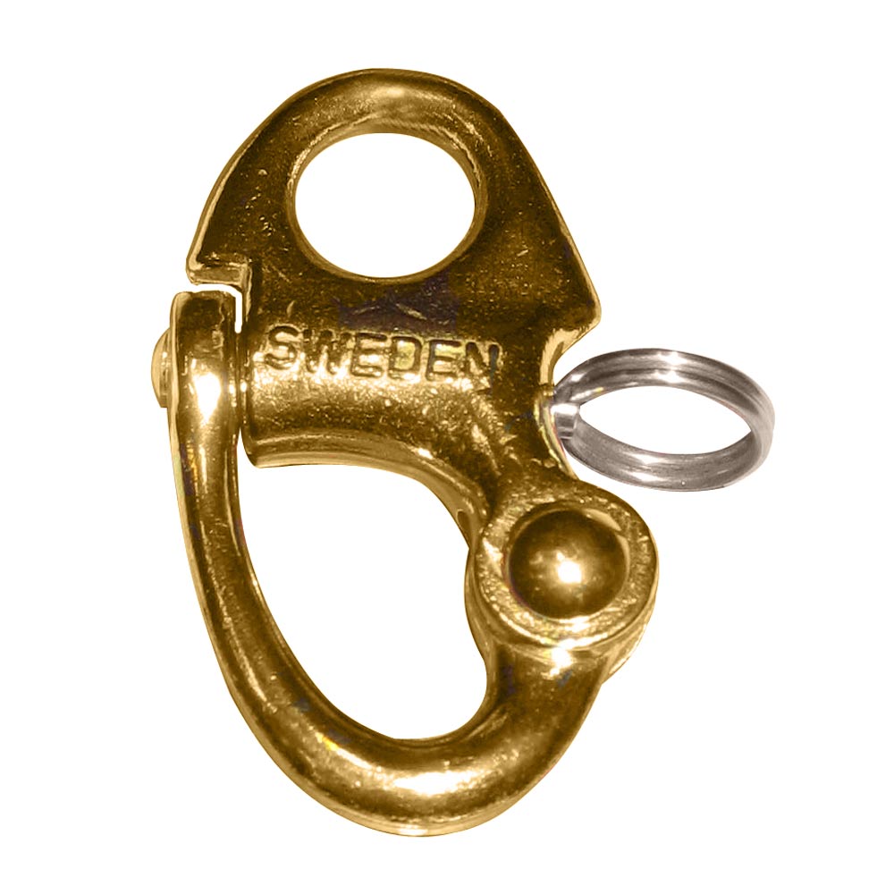 Ronstan Brass Snap Shackle  Fixed Bail  593mm 2516 Length RF6002