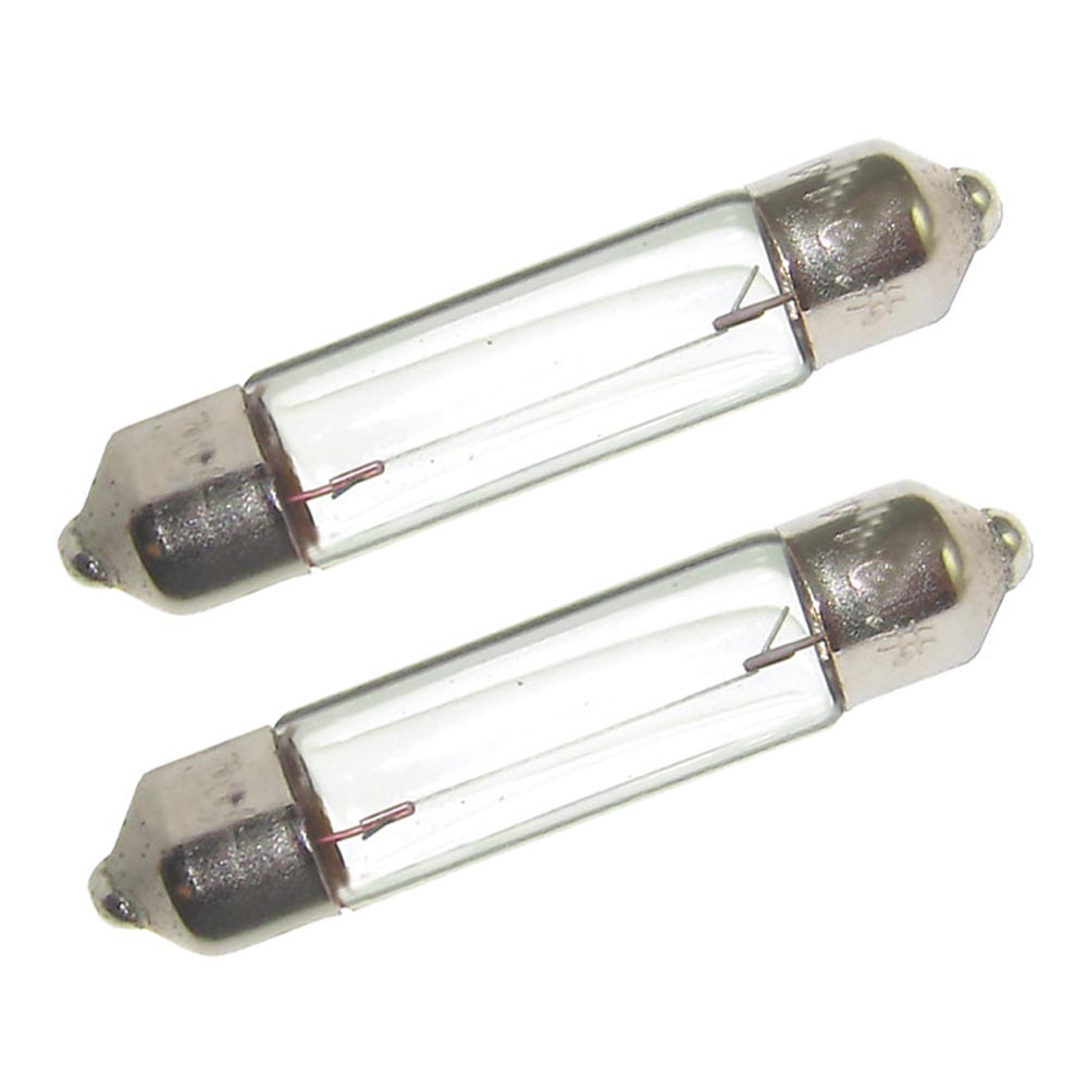 Perko Double Ended Festoon Bulbs  12V 10W 74A  Pair 0070DP0CLR