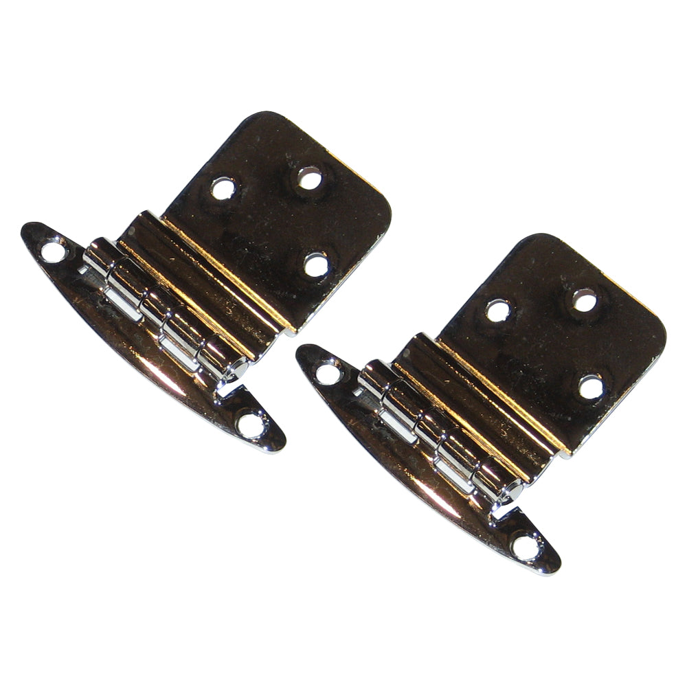 Perko Chrome Plated Brass 38 Inset Hinges 0271DP0CHR